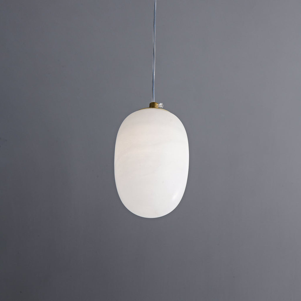 Esolisra Pendant Light in Alabaster Minimalist - Kingsley Beaumont