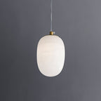 Esolisra Pendant Light in Alabaster Minimalist - Kingsley Beaumont