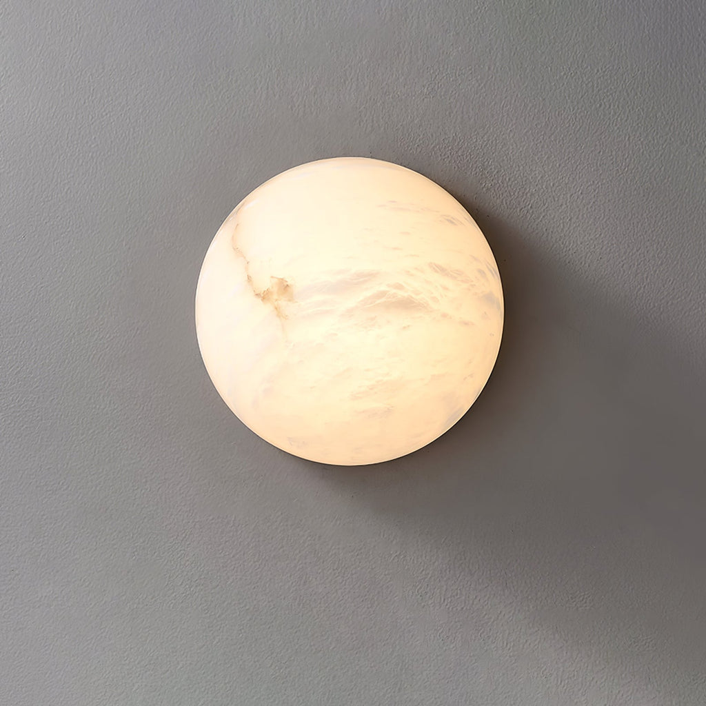 Visoliel Minimalist Alabaster Ceiling Light