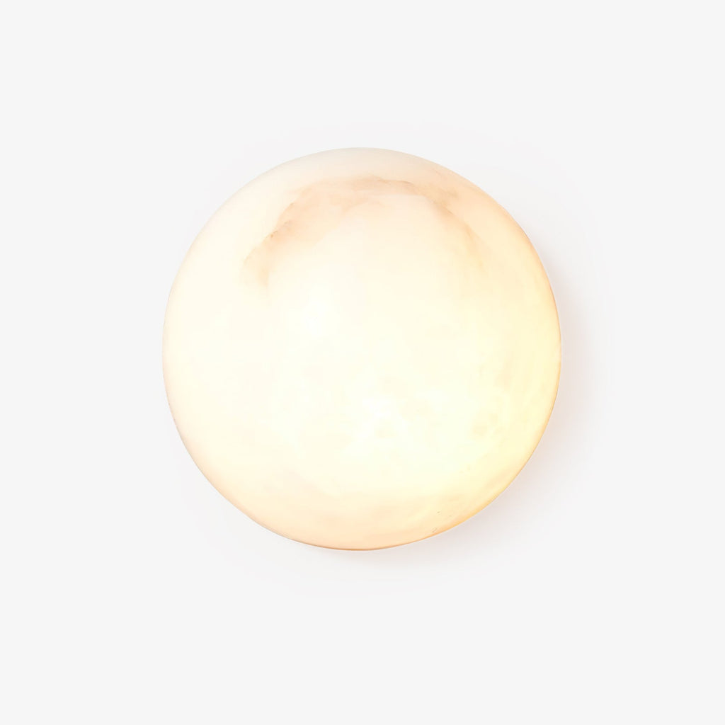 Visoliel Minimalist Alabaster Ceiling Light