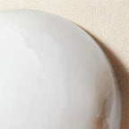 Visoliel Minimalist Alabaster Ceiling Light