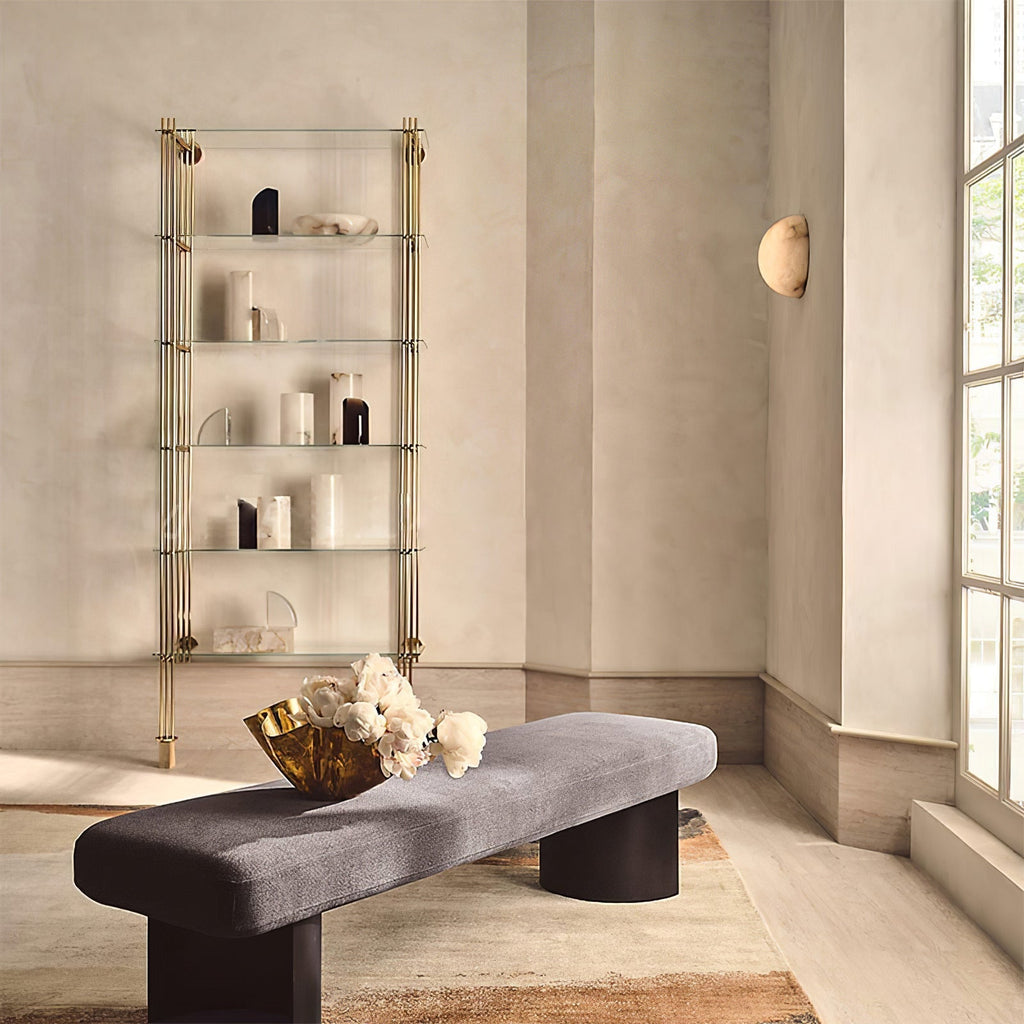 Visoliel Minimalist Alabaster Ceiling Light