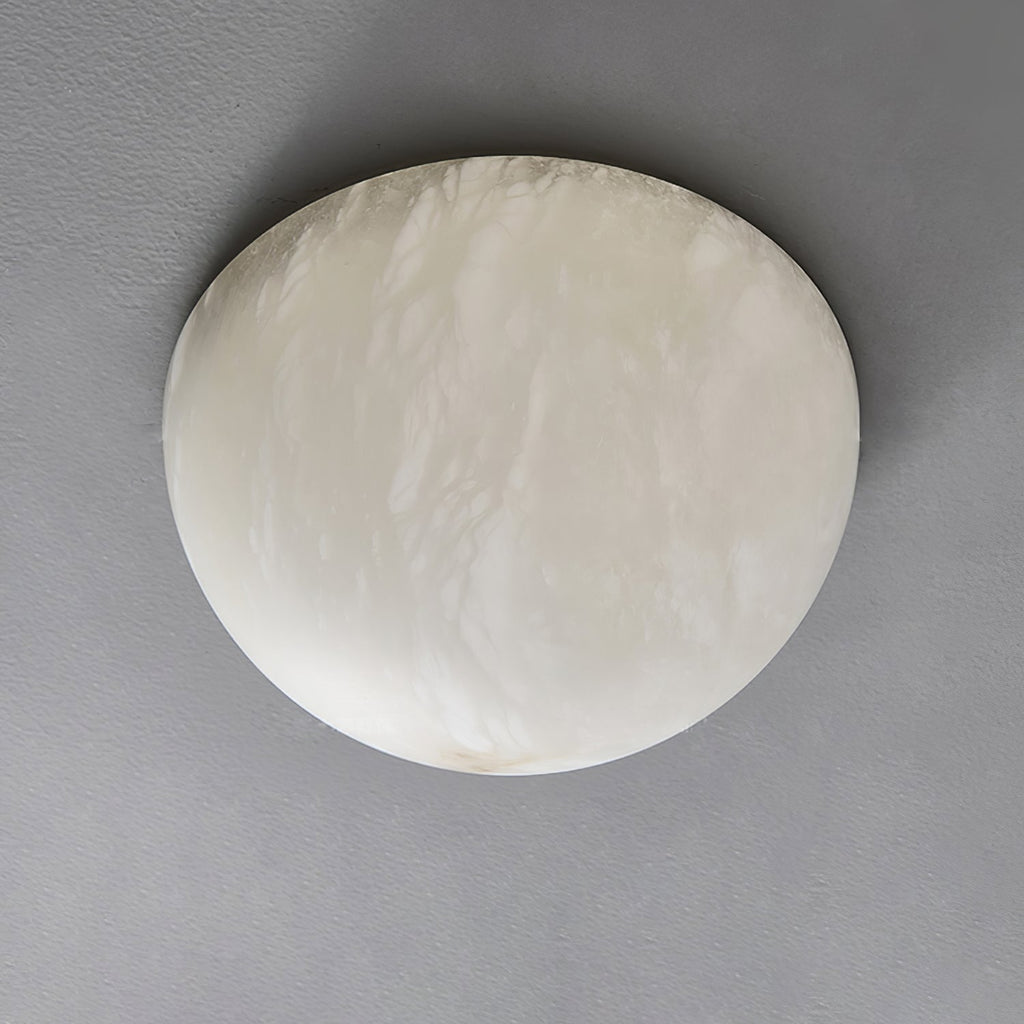 Visoliel Minimalist Alabaster Ceiling Light