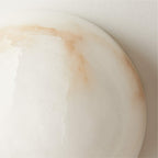 Visoliel Minimalist Alabaster Ceiling Light