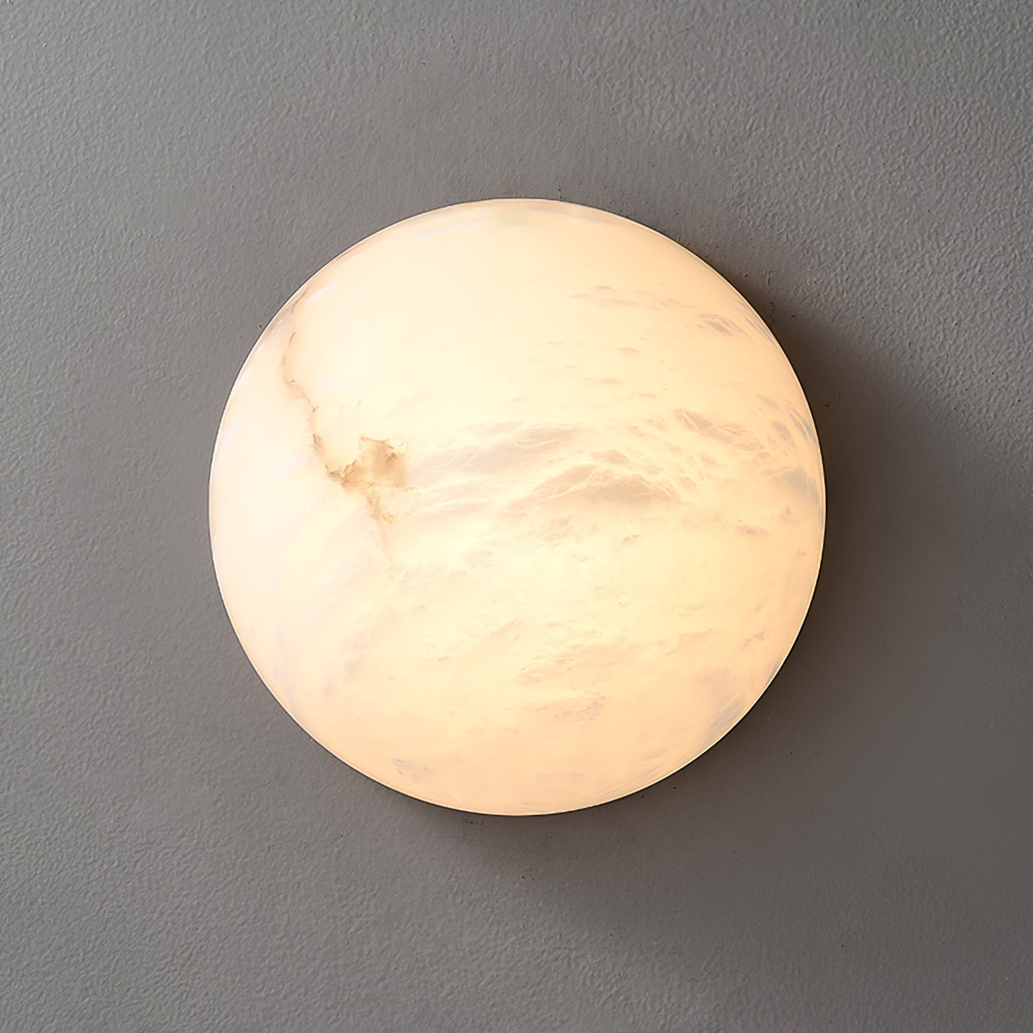 Visoliel Minimalist Alabaster Ceiling Light