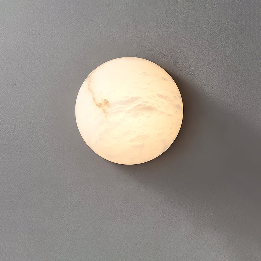 Visoliel Minimalist Alabaster Ceiling Light