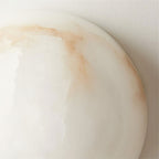 Visoliel Minimalist Alabaster Ceiling Light