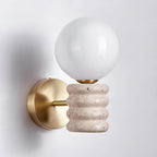 Calenne  Wall Lamp Travertine