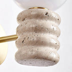 Calenne  Wall Lamp Travertine