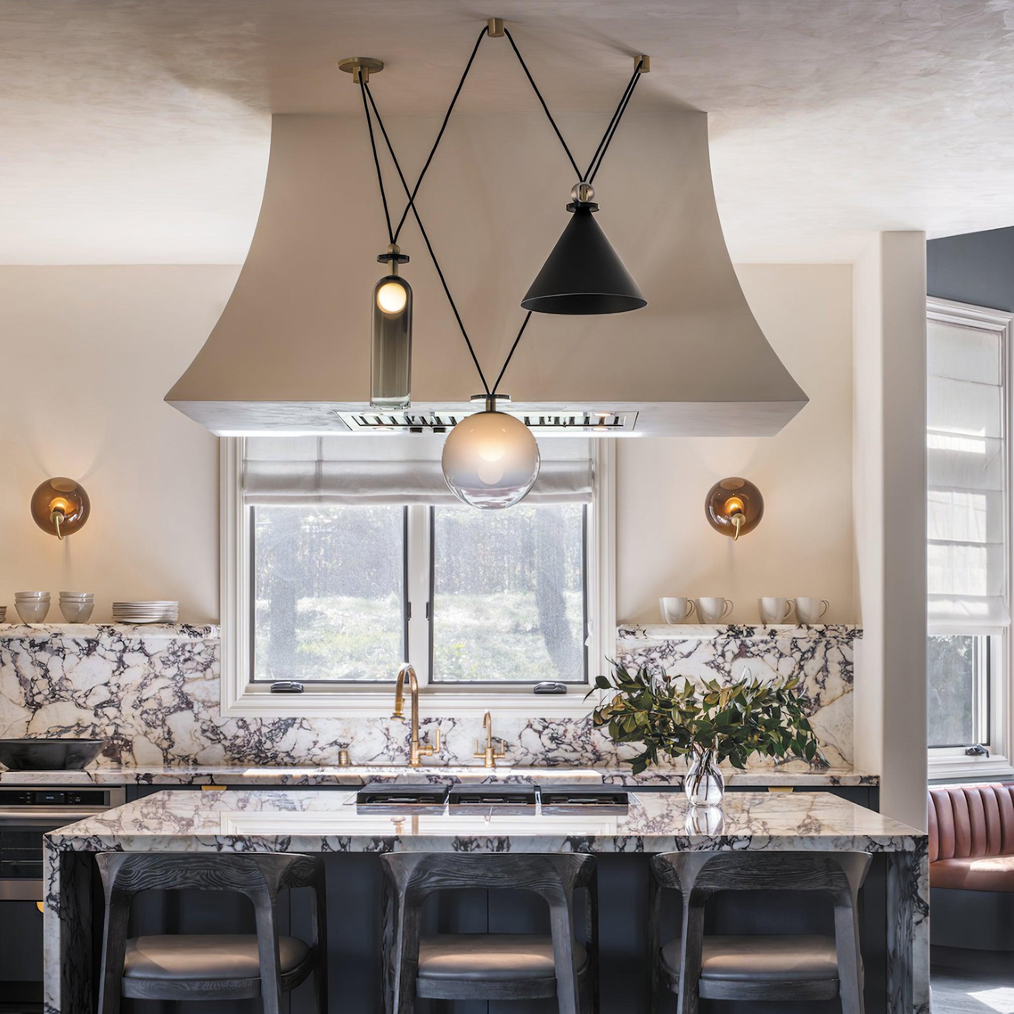 Covine Multi-Shape Adjustable Pendant Light