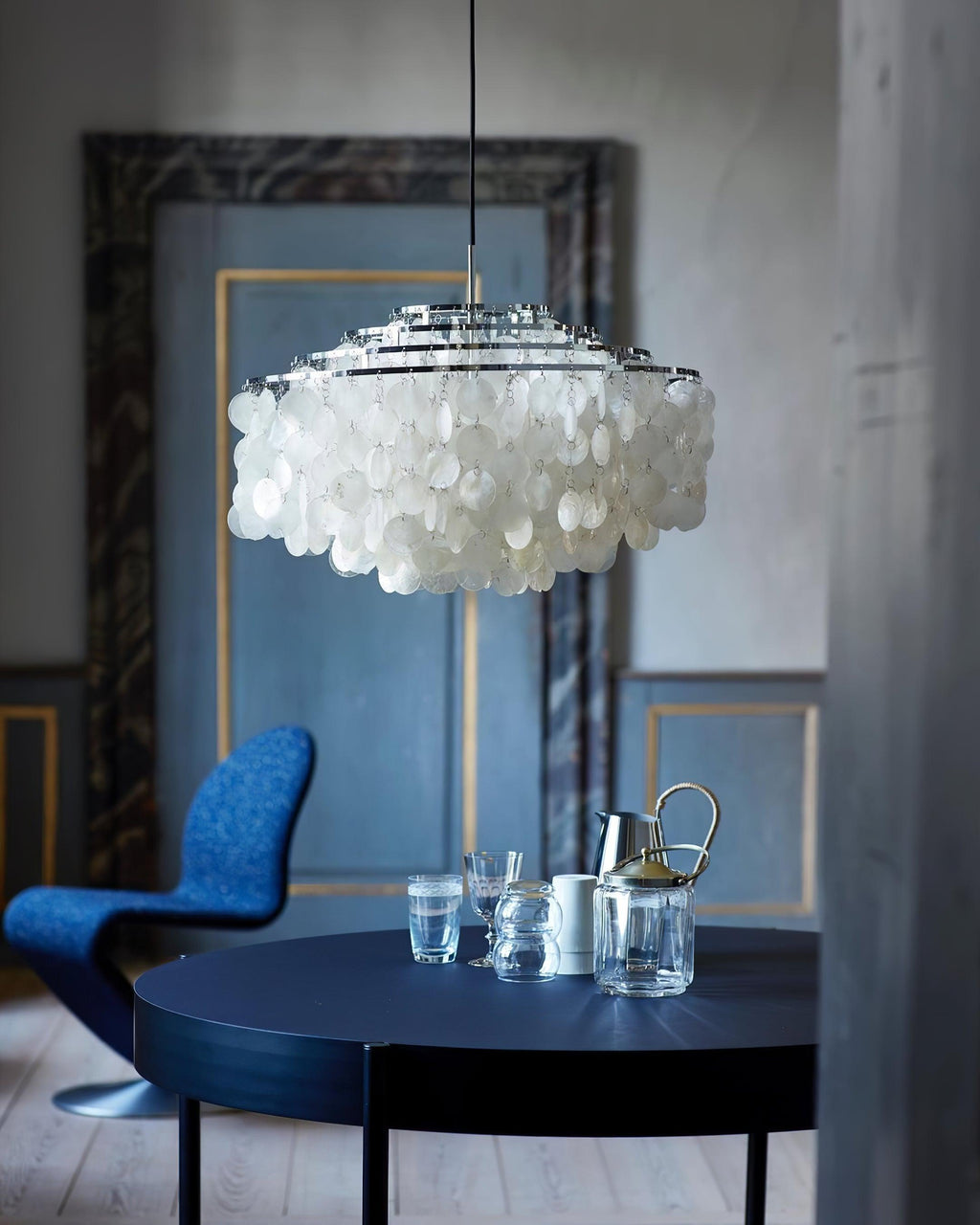 Elios Elegant Capiz Shell Chandelier