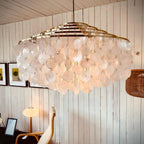 Elios Elegant Capiz Shell Chandelier