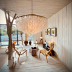 Elios Elegant Capiz Shell Chandelier
