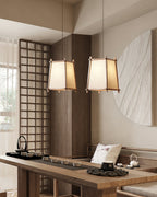 Calira  Pendant Light Fabric Geometric