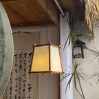 Calira  Pendant Light Fabric Geometric