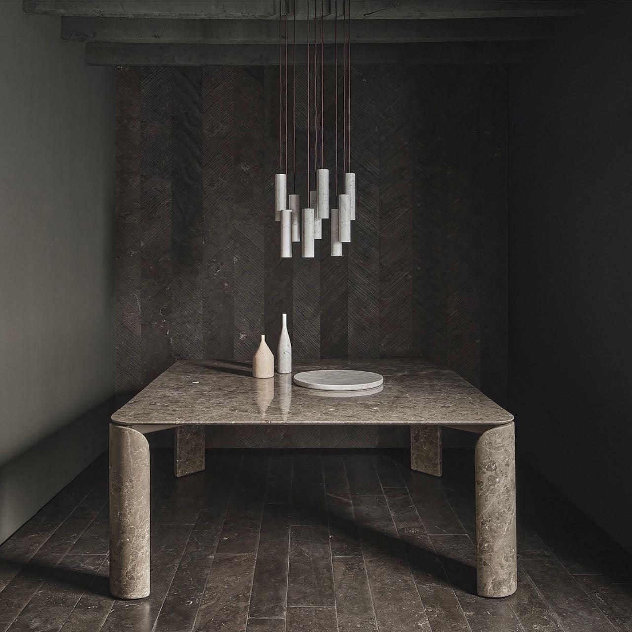Nyxara Cluster Alabaster Pendant Light Staircase