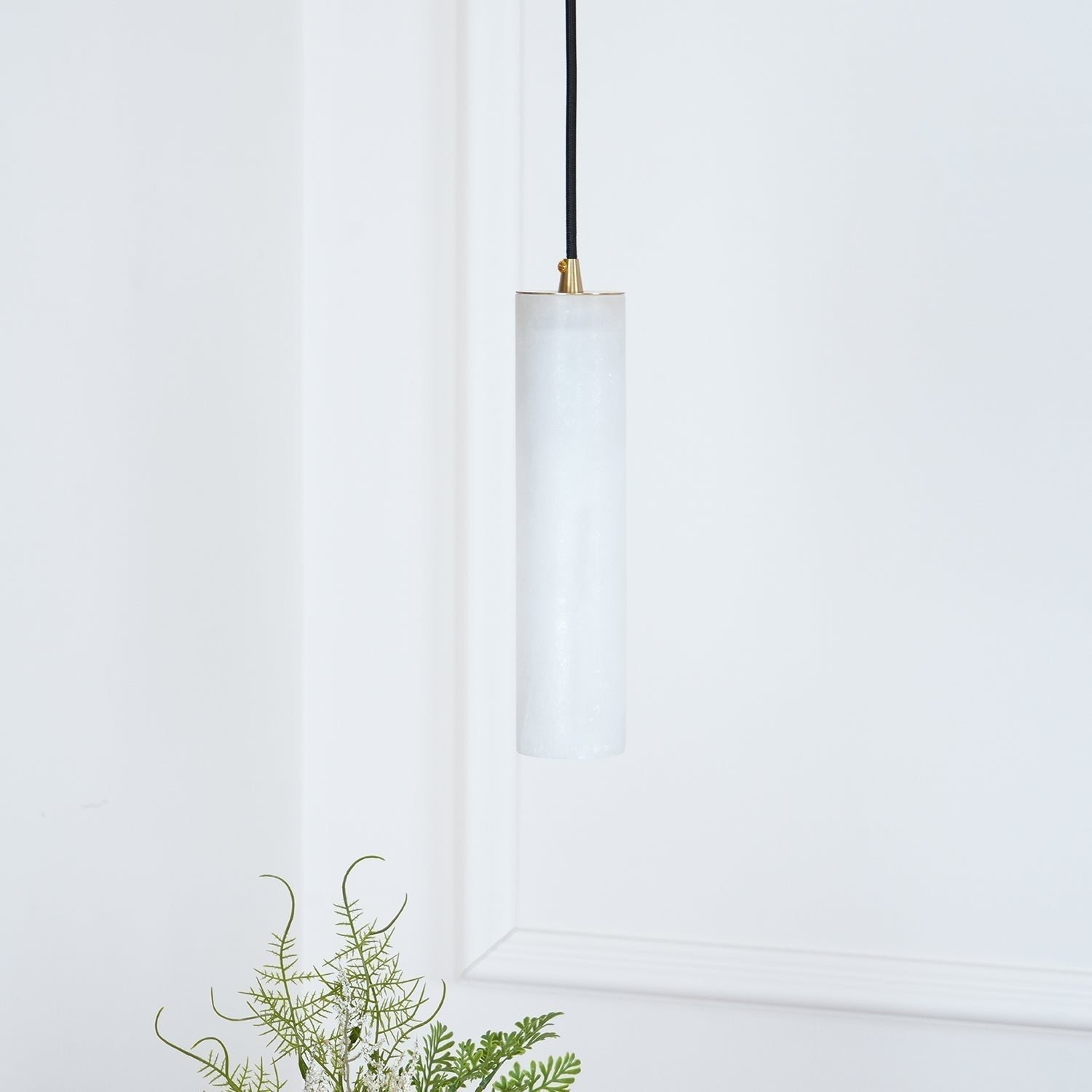 Nyxara Cluster Alabaster Pendant Light Staircase