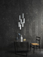 Nyxara Cluster Alabaster Pendant Light Staircase