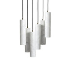 Nyxara Cluster Alabaster Pendant Light Staircase