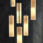 Nyxara Cluster Alabaster Pendant Light Staircase