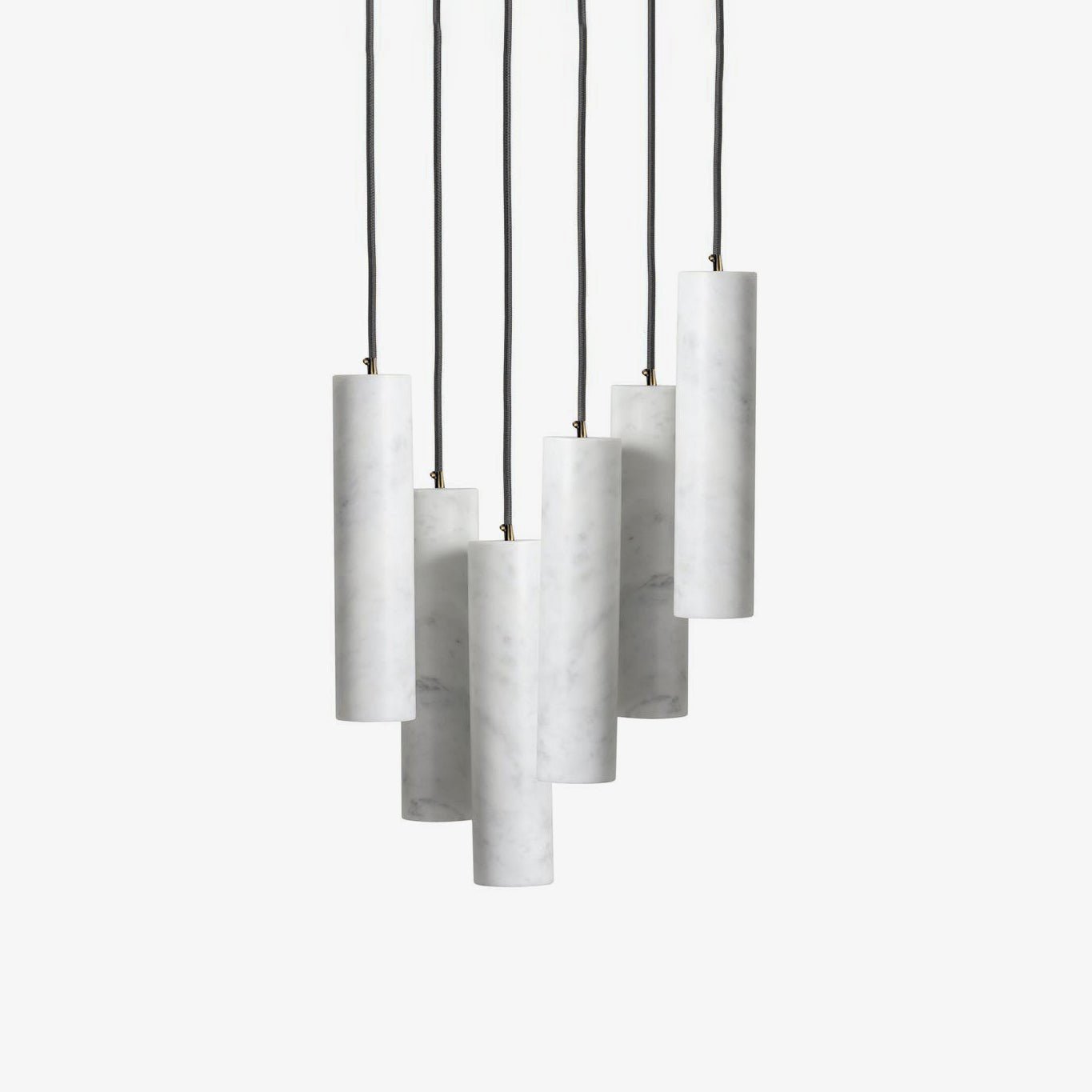Nyxara Cluster Alabaster Pendant Light Staircase