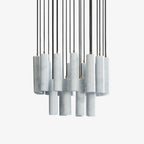 Nyxara Cluster Alabaster Pendant Light Staircase