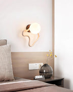 Ritta Cute Wall Lamp  Travertine Wave-like