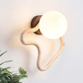 Ritta Cute Wall Lamp  Travertine Wave-like