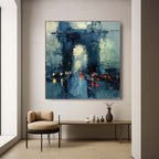 Cityscape Arc de Triomphe Painting Modern Impressionist