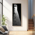 Monochrome Textured Reflective Landscape Oil Painting