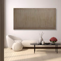 Textured Vertical Linear Relief Painting