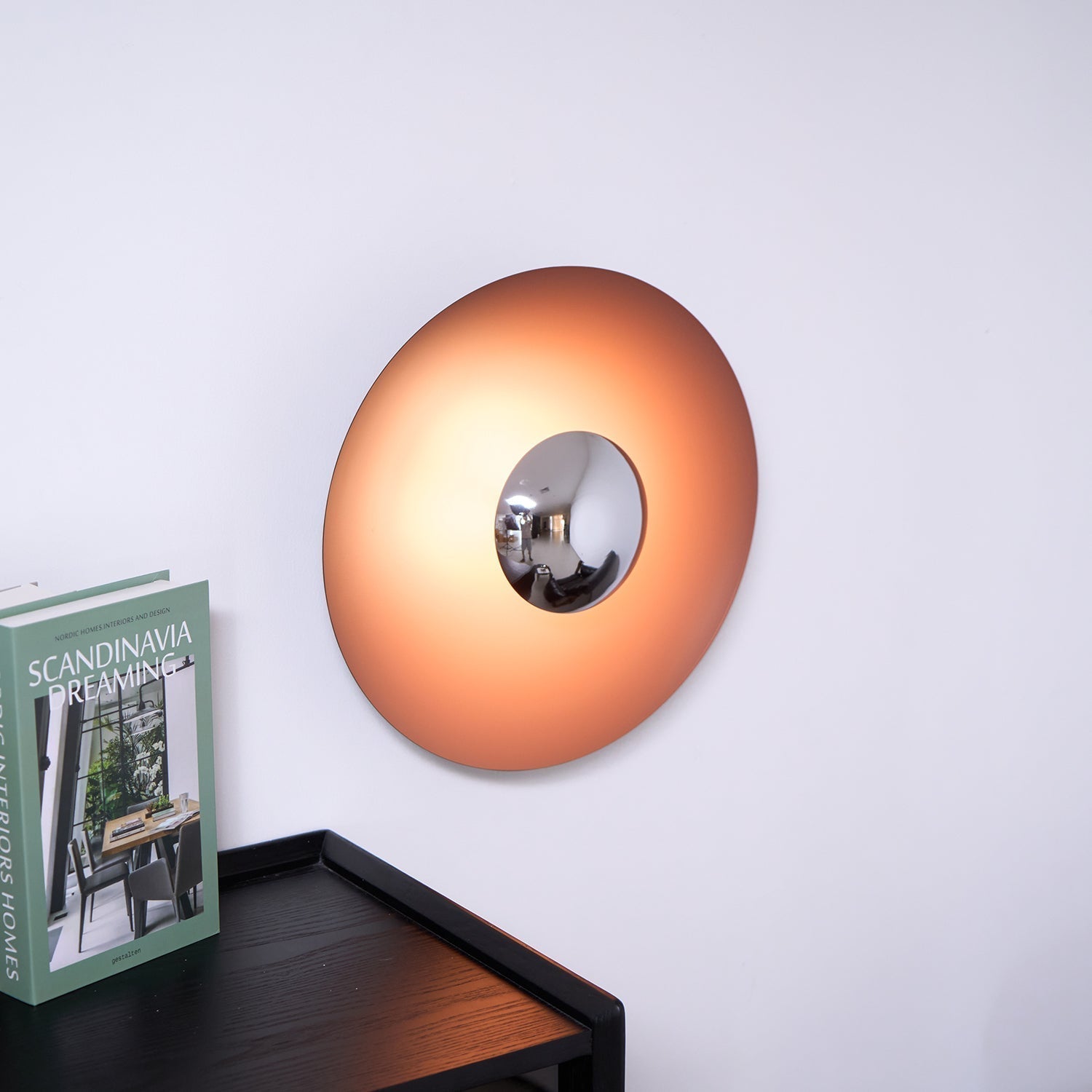 Wall Lamp Eclipse Inspired Halo Glow Modern Minimalist Art Accent