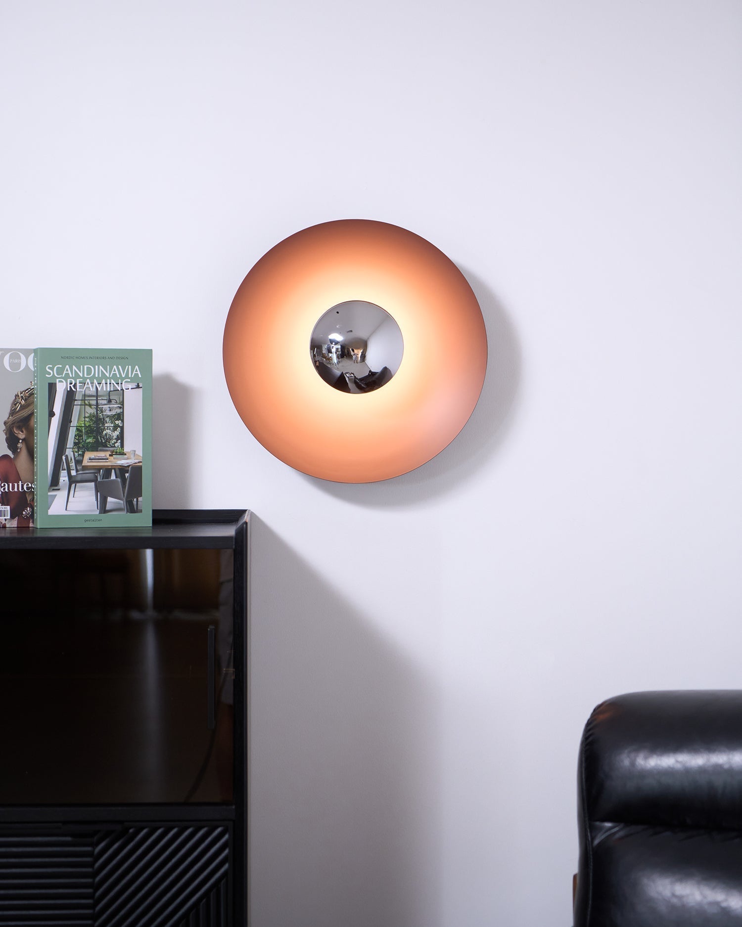 Wall Lamp Eclipse Inspired Halo Glow Modern Minimalist Art Accent