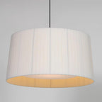 Pendant Light Pleated Fabric Drum