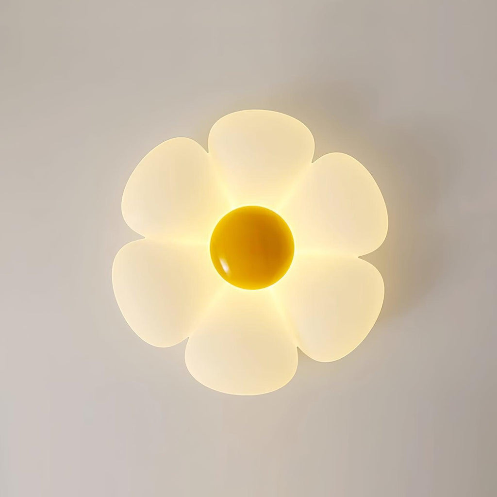 Solara Ceiling Lamp Six-Leaf Flower for Kids Room