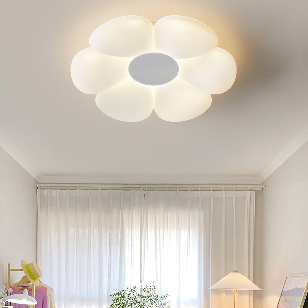 Solara Ceiling Lamp Six-Leaf Flower for Kids Room