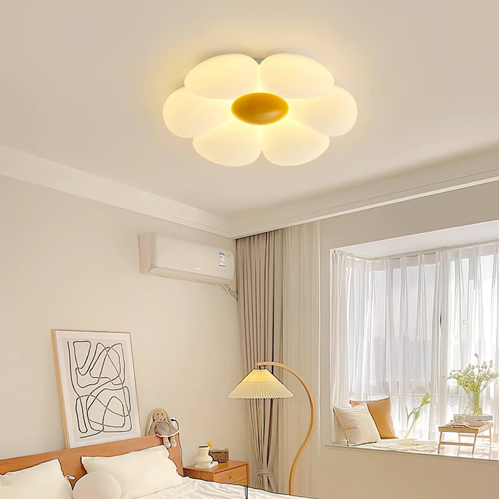 Solara Ceiling Lamp Six-Leaf Flower for Kids Room