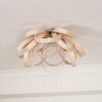 Veylo Wooden Ribbon Ceiling Lamp