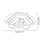 Veylo Wooden Ribbon Ceiling Lamp