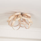 Veylo Wooden Ribbon Ceiling Lamp