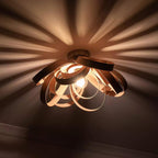 Veylo Wooden Ribbon Ceiling Lamp