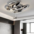 Lava Contemporary Skydro Ceiling Light Smoke Gray