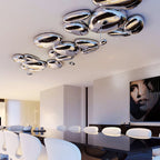 Lava Contemporary Skydro Ceiling Light Smoke Gray