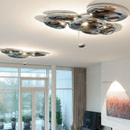 Lava Contemporary Skydro Ceiling Light Smoke Gray