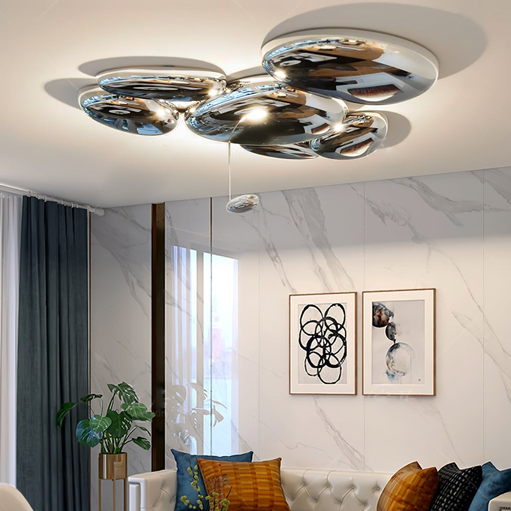 Lava Contemporary Skydro Ceiling Light Smoke Gray