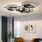 Lava Contemporary Skydro Ceiling Light Smoke Gray