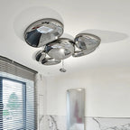 Lava Contemporary Skydro Ceiling Light Smoke Gray