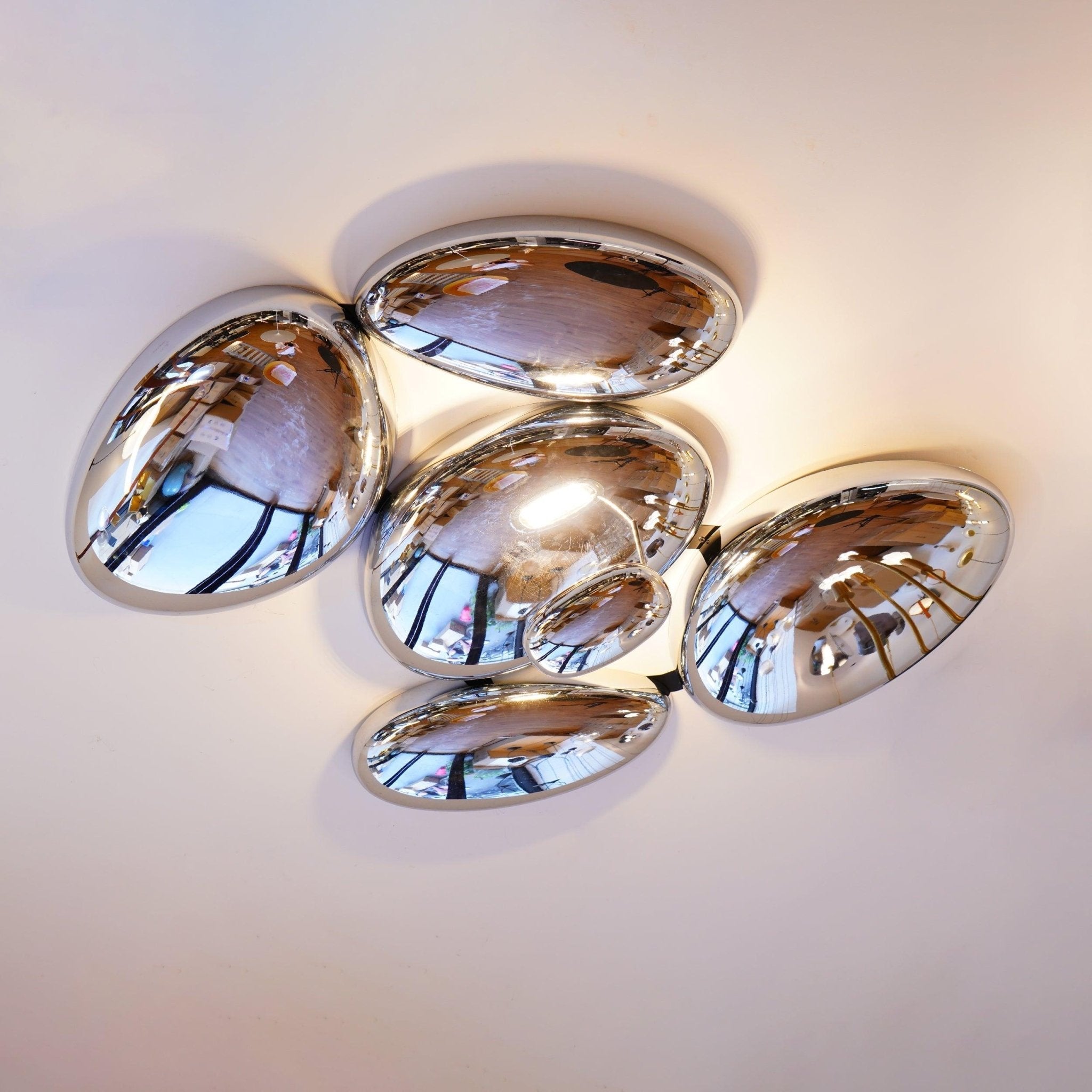 Lava Contemporary Skydro Ceiling Light Smoke Gray