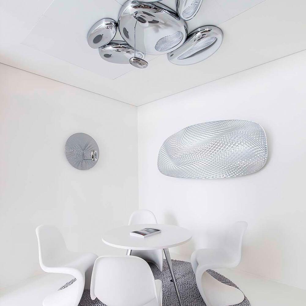 Lava Contemporary Skydro Ceiling Light Smoke Gray