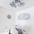 Lava Contemporary Skydro Ceiling Light Smoke Gray